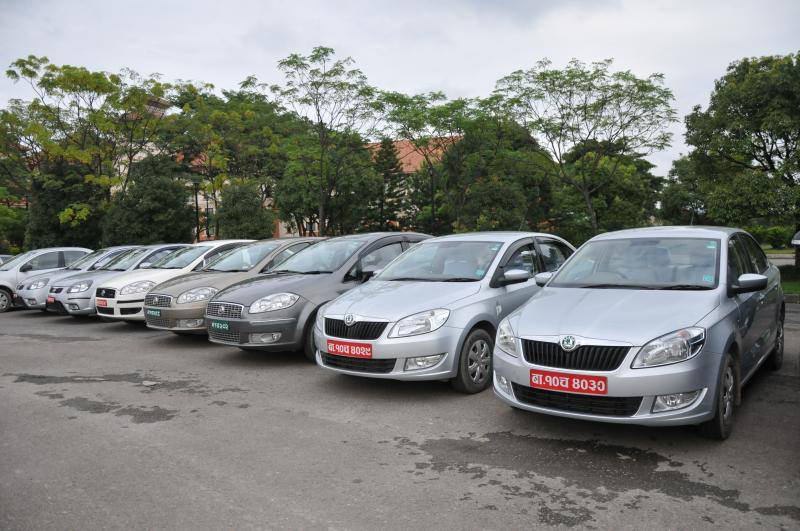 Rental car in Kathmandu 