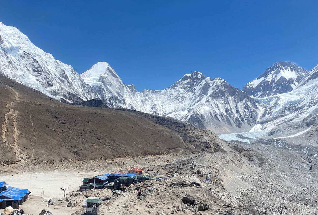 What Himalaya can be seen from Gorakshep?