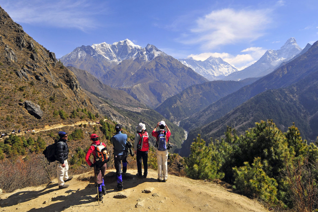 Nepal Hiking in Himalaya 